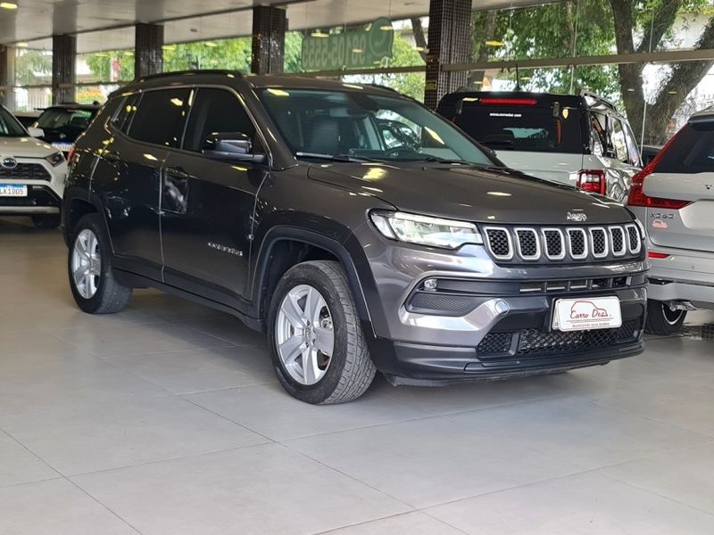 JEEP COMPASS 1.3 T270 TURBO FLEX SPORT AT6 2021/2022 CARRO DEZ NOVO HAMBURGO / Carros no Vale