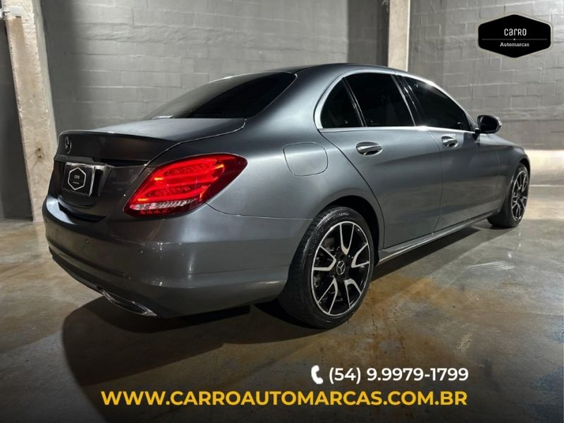 Mercedes-Benz C 180 1.6 CGI 16V TURBO FLEX 4P AUTOMÁTICO 2017/2017 CARRO AUTOMARCAS CAXIAS DO SUL / Carros no Vale