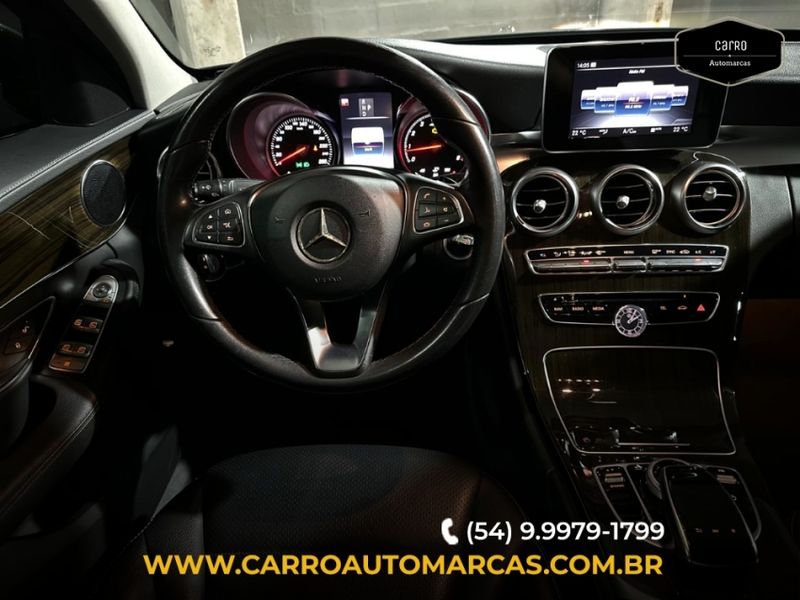 Mercedes-Benz C 180 1.6 CGI 16V TURBO FLEX 4P AUTOMÁTICO 2017/2017 CARRO AUTOMARCAS CAXIAS DO SUL / Carros no Vale