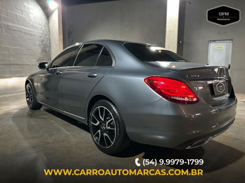 Mercedes-Benz C 180 1.6 CGI 16V TURBO FLEX 4P AUTOMÁTICO 2017/2017 CARRO AUTOMARCAS CAXIAS DO SUL / Carros no Vale