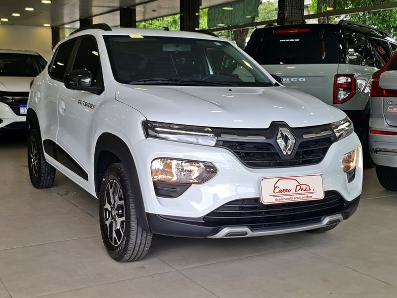 Renault KWID 1.0 12V SCE FLEX OUTSIDER MANUAL 2022/2023 CARRO DEZ NOVO HAMBURGO / Carros no Vale