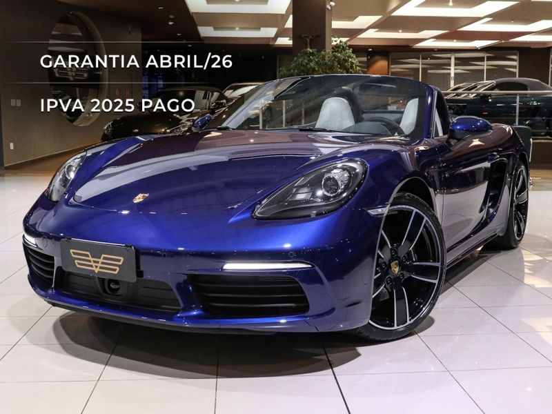 Porsche 718 2.0 16V H4 GASOLINA BOXSTER PDK 2024/2024 VIA BELLA VEÍCULOS ESPECIAIS CAXIAS DO SUL / Carros no Vale