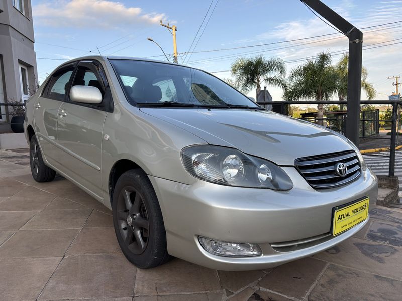 Toyota Corolla XEi 1.8/ 16V Mec. 2003/2003 ATUAL VEÍCULOS VISTA ALEGRE DO PRATA / Carros no Vale