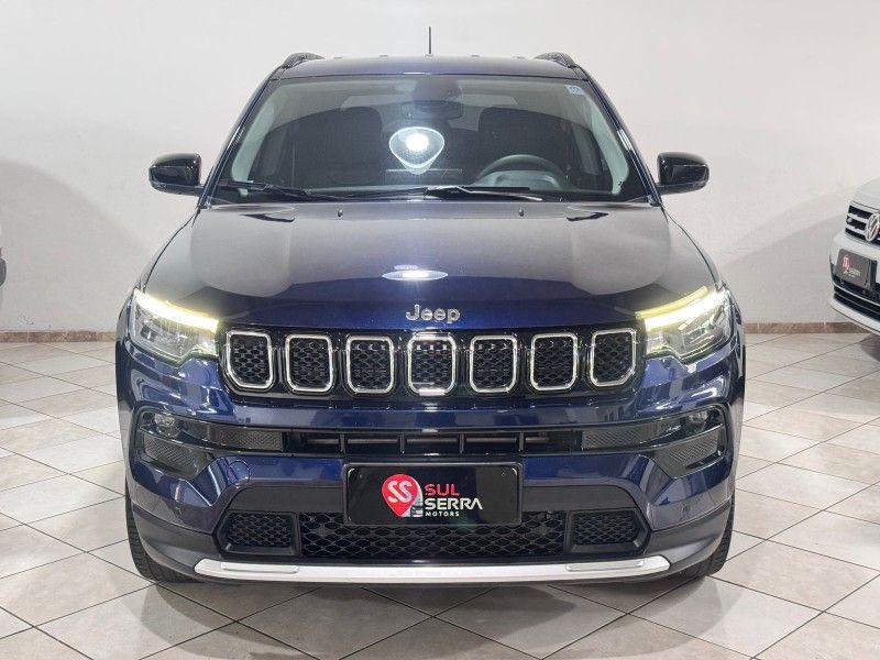 JEEP COMPASS 1.3 LONGITUDE T270 16V TURBO 4X2 2022/2023 SUL SERRA MOTORS CAXIAS DO SUL / Carros no Vale