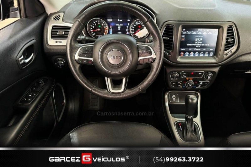 JEEP COMPASS 2.0 16V LONGITUDE 2018/2019 GARCEZ VEÍCULOS BENTO GONÇALVES / Carros no Vale