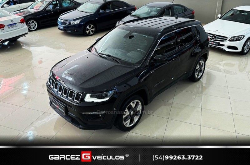 JEEP COMPASS 2.0 16V LONGITUDE 2018/2019 GARCEZ VEÍCULOS BENTO GONÇALVES / Carros no Vale