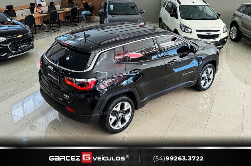 JEEP COMPASS 2.0 16V LONGITUDE 2018/2019 GARCEZ VEÍCULOS BENTO GONÇALVES / Carros no Vale