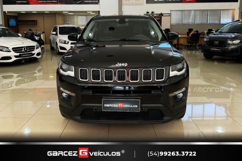 JEEP COMPASS 2.0 16V LONGITUDE 2018/2019 GARCEZ VEÍCULOS BENTO GONÇALVES / Carros no Vale