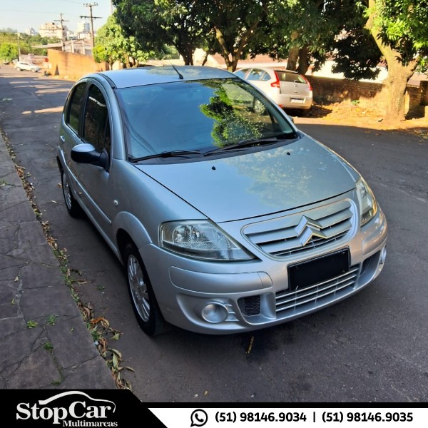 CITROEN C3 1.4 I GLX 8V FLEX 4P MANUAL 2011/2011 STOPCAR MULTIMARCAS ESTRELA / Carros no Vale