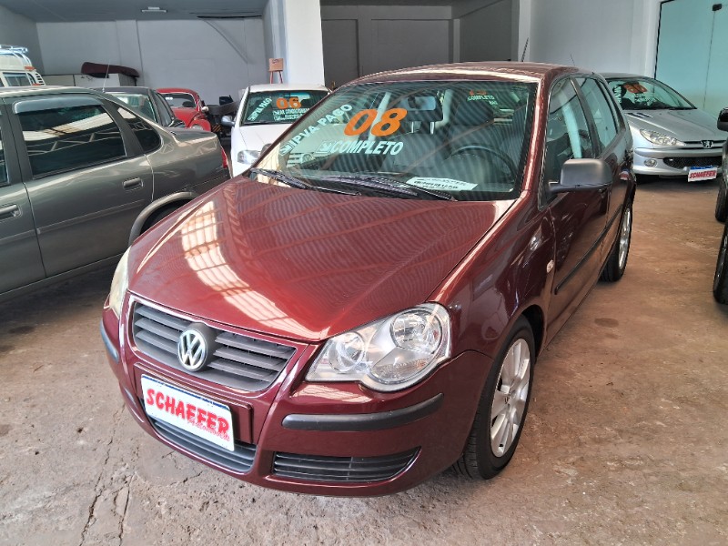 VOLKSWAGEN POLO 1.6 8V FLEX 2008/2008 SCHAEFER AUTOMÓVEIS TEUTÔNIA / Carros no Vale