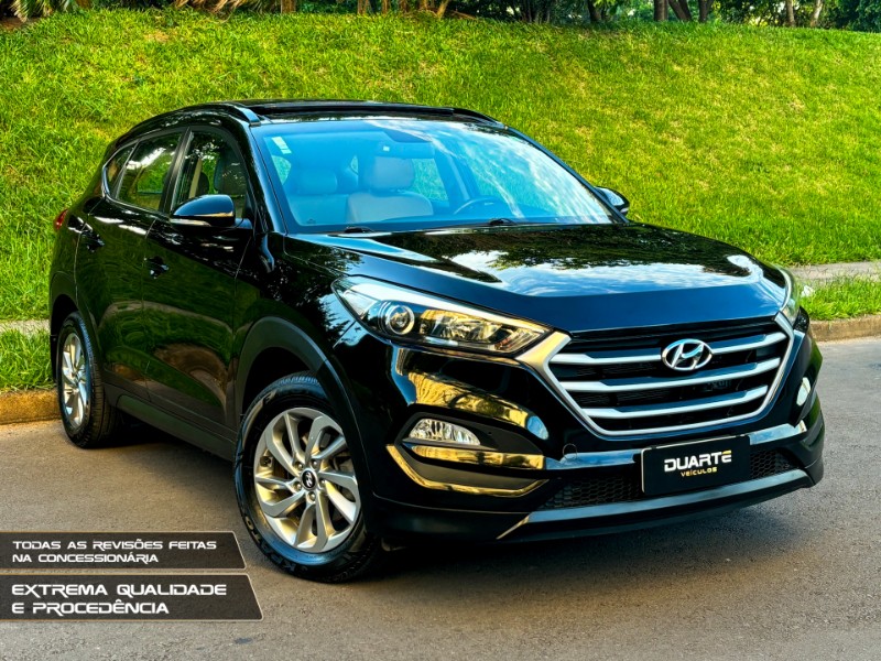 HYUNDAI TUCSON 1.6 16V T-GDI GASOLINA GLS 2018/2019 DUARTE VEÍCULOS PORTO ALEGRE / Carros no Vale