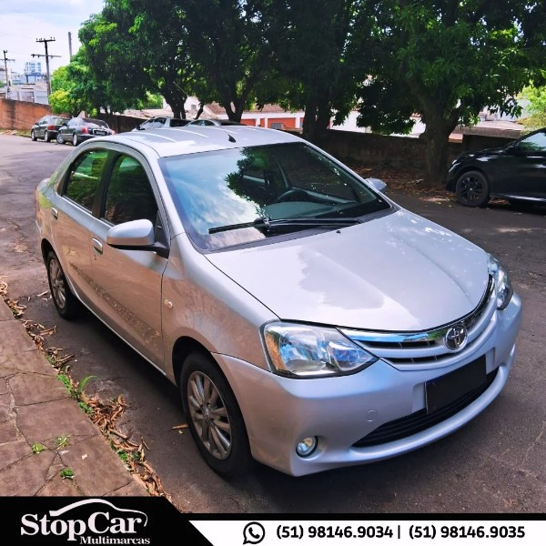 TOYOTA ETIOS 1.5 XLS 2014/2014 STOPCAR MULTIMARCAS ESTRELA / Carros no Vale