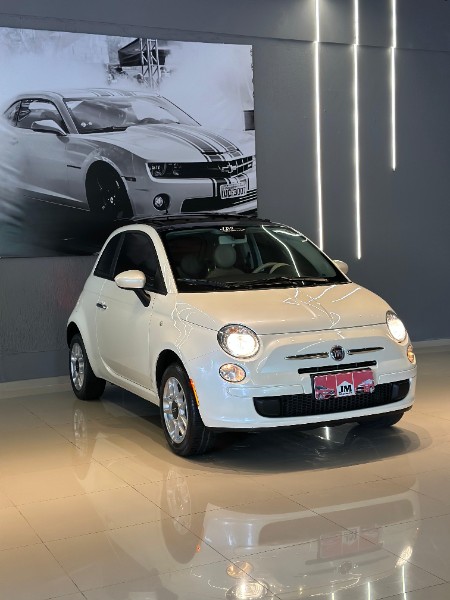 FIAT 500 1.4 CULT 2012/2012 JM AUTOMÓVEIS VENÂNCIO AIRES / Carros no Vale