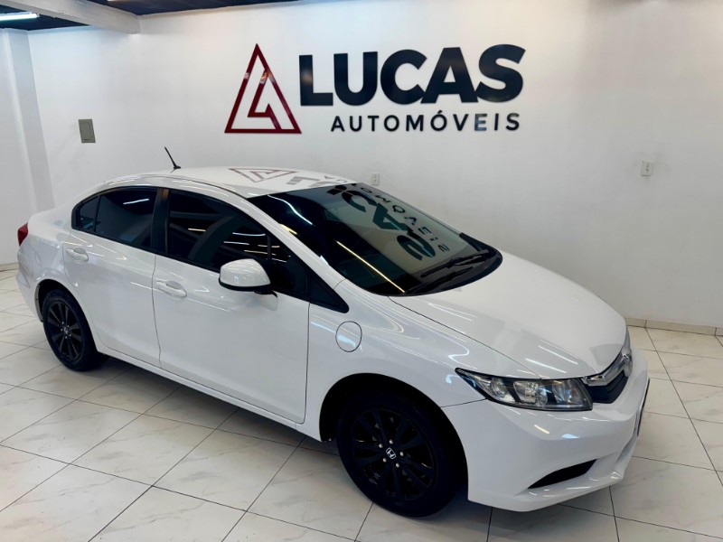 HONDA CIVIC LXS 1.8 2014/2014 LUCAS AUTOMÓVEIS BOM RETIRO DO SUL / Carros no Vale