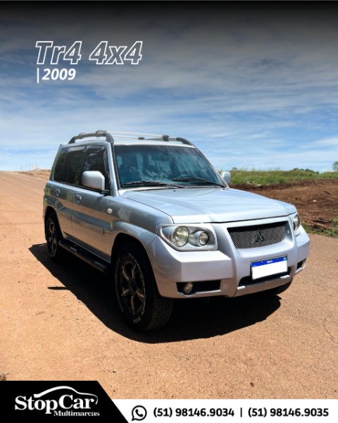 MITSUBISHI PAJERO TR4 4X4 AUTOMÁTICA 2009/2009 STOPCAR MULTIMARCAS ESTRELA / Carros no Vale