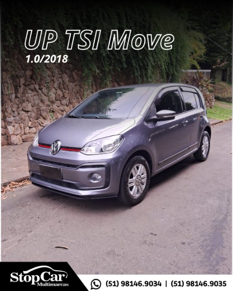 VOLKSWAGEN UP! 1.0 MOVE TSI 2018/2018 STOPCAR MULTIMARCAS ESTRELA / Carros no Vale