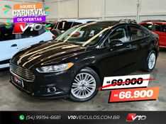 FORD FUSION 2.0 TITANIUM GTDI ECOBOOST FWD 2014/2015 V10 VEÍCULOS CAXIAS DO SUL / Carros no Vale