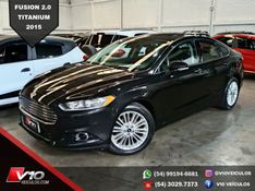 FORD FUSION 2.0 TITANIUM GTDI ECOBOOST FWD 2014/2015 V10 VEÍCULOS CAXIAS DO SUL / Carros no Vale