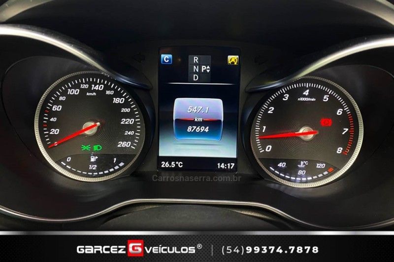 MERCEDES-BENZ C 180 1.6 CGI EXCLUSIVE 16V TURBO 2015/2016 GARCEZ VEÍCULOS BENTO GONÇALVES / Carros no Vale