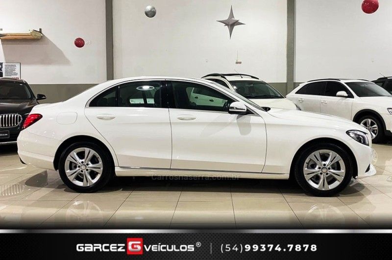 MERCEDES-BENZ C 180 1.6 CGI EXCLUSIVE 16V TURBO 2015/2016 GARCEZ VEÍCULOS BENTO GONÇALVES / Carros no Vale