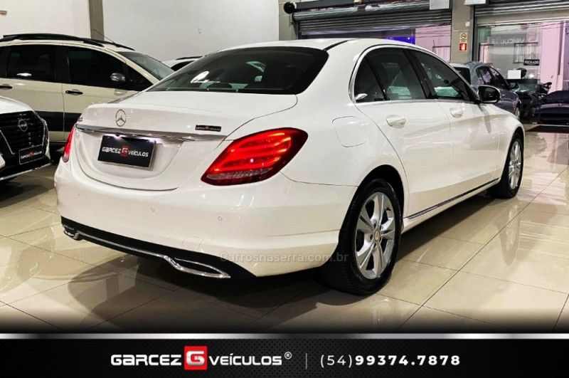 MERCEDES-BENZ C 180 1.6 CGI EXCLUSIVE 16V TURBO 2015/2016 GARCEZ VEÍCULOS BENTO GONÇALVES / Carros no Vale