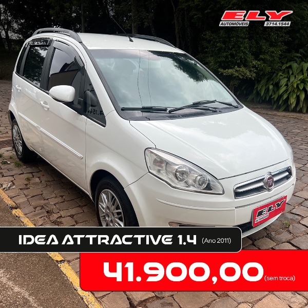 FIAT IDEA ATTRACTIVE 1.4 FIRE FLEX 8V 5P 2014/2014 ELY AUTOMÓVEIS LAJEADO / Carros no Vale