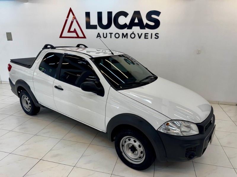 FIAT STRADA 1.4 MPI HARD WORKING CD 8V 2019/2019 LUCAS AUTOMÓVEIS BOM RETIRO DO SUL / Carros no Vale