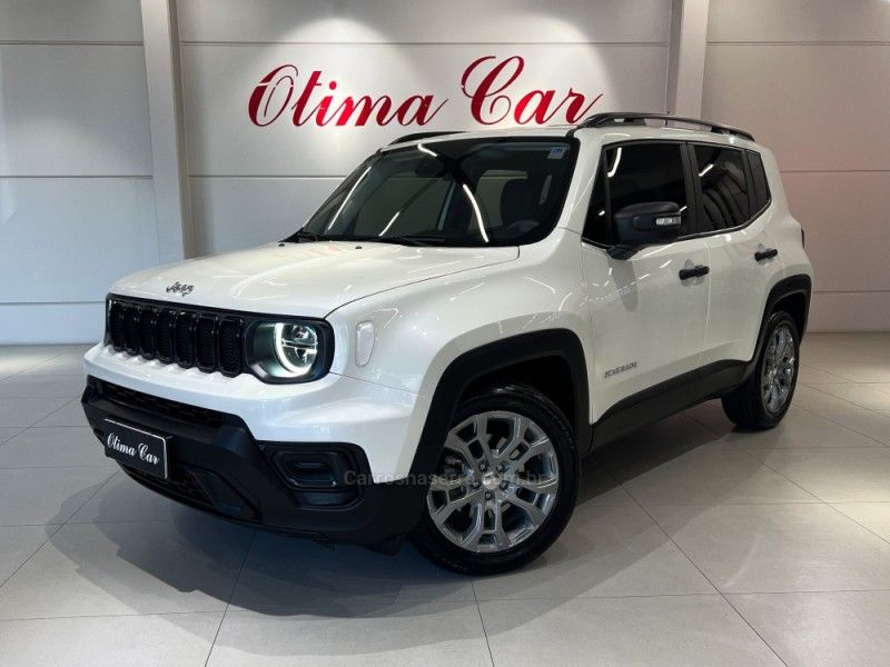 JEEP RENEGADE 1.3 SPORT T270 16V TURBO 2022/2022 ÓTIMA CAR FLORES DA CUNHA / Carros no Vale