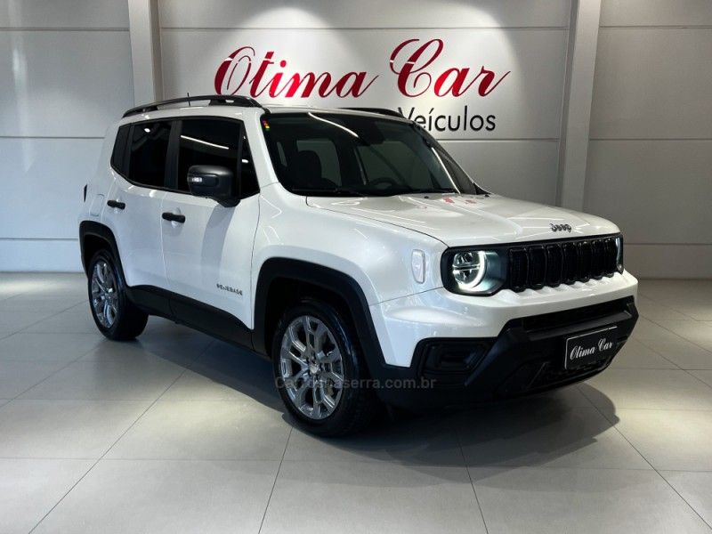 JEEP RENEGADE 1.3 SPORT T270 16V TURBO 2022/2022 ÓTIMA CAR FLORES DA CUNHA / Carros no Vale