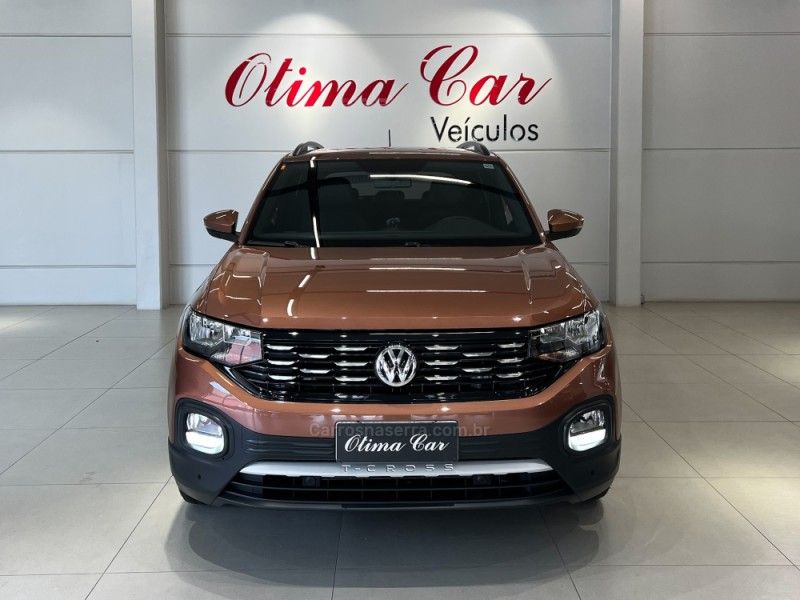 VOLKSWAGEN T-CROSS 1.0 COMFORTLINE TSI 2019/2020 ÓTIMA CAR FLORES DA CUNHA / Carros no Vale