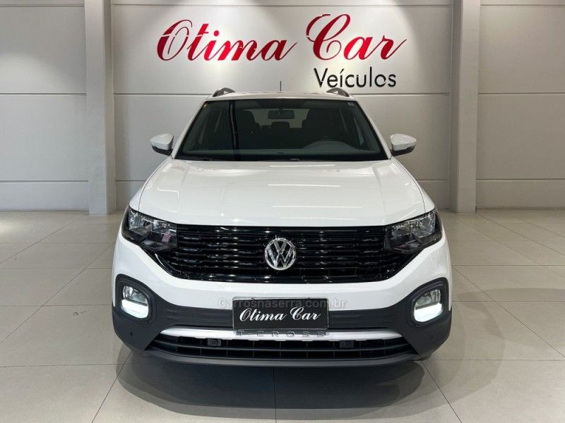 VOLKSWAGEN T-CROSS 1.0 TSI 12V 2020/2021 ÓTIMA CAR FLORES DA CUNHA / Carros no Vale