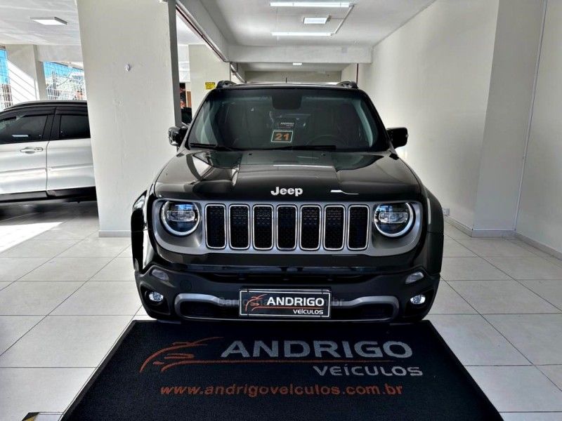 JEEP RENEGADE 1.8 16V LIMITED 2021/2021 ANDRIGO VEÍCULOS CAXIAS DO SUL / Carros no Vale