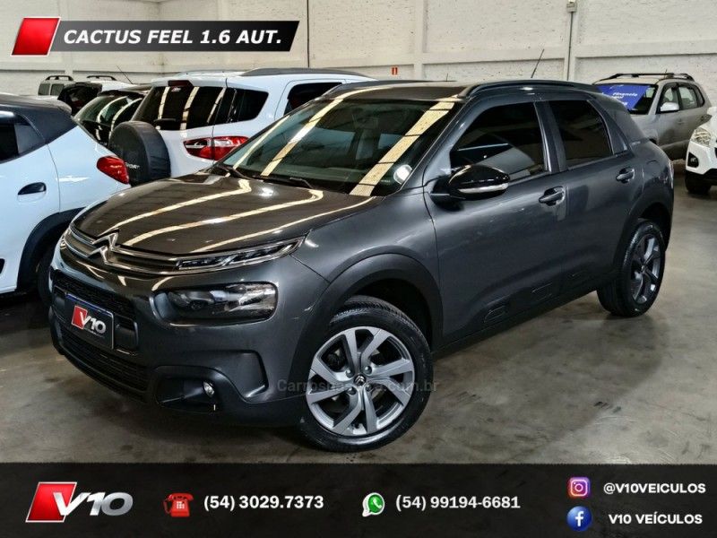 CITROËN C4 CACTUS 1.6 VTI FEEL 2021/2022 V10 VEÍCULOS CAXIAS DO SUL / Carros no Vale