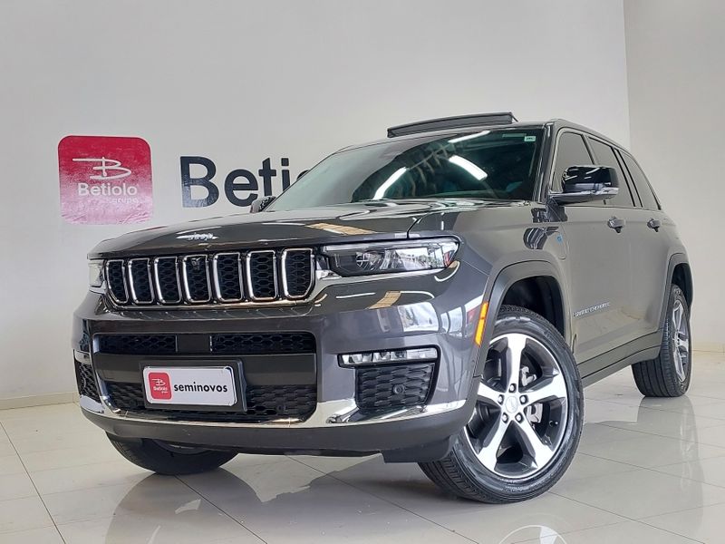 JEEP GRAND CHEROKEE 2.0 TURBO HÍBRIDO 4XE AT8 2023/2023 BETIOLO NOVOS E SEMINOVOS LAJEADO / Carros no Vale