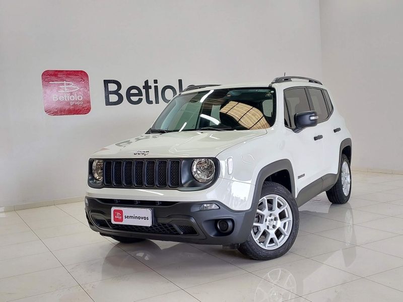 JEEP RENEGADE 1.8 16V FLEX SPORT 4P AUTOMÁTICO 2020/2021 BETIOLO NOVOS E SEMINOVOS LAJEADO / Carros no Vale