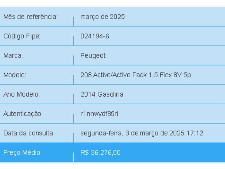 Peugeot 208 1.5 ACTIVE PACK 8V FLEX 4P MANUAL 2013/2014 BETIOLO NOVOS E SEMINOVOS LAJEADO / Carros no Vale