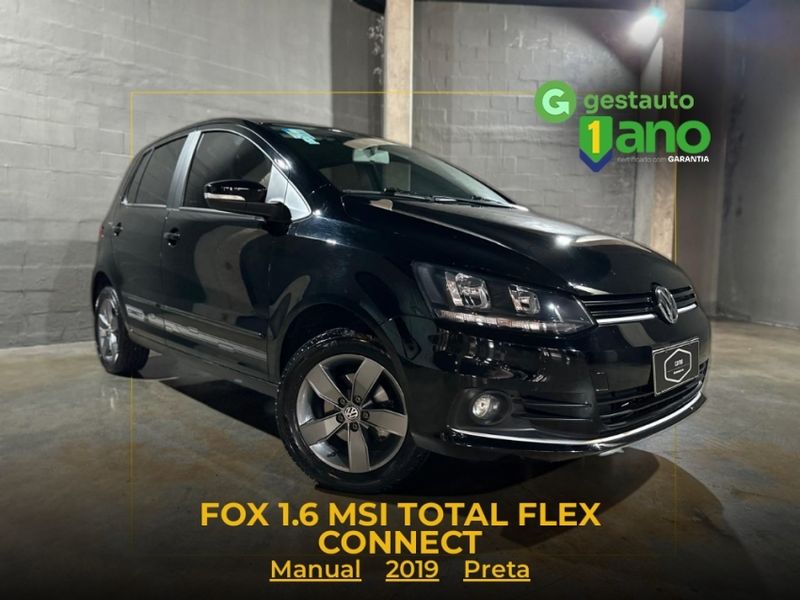 Volkswagen FOX 1.6 MSI TOTAL FLEX CONNECT 4P MANUAL 2019/2019 CARRO AUTOMARCAS CAXIAS DO SUL / Carros no Vale