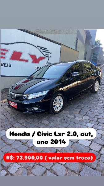 HONDA CIVIC 2.0 LXR 16V FLEX 4P AUTOMÁTICO - 2014